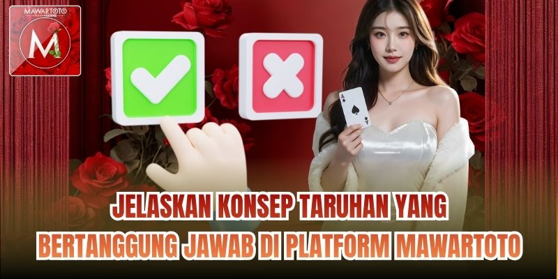 Jelaskan konsep taruhan yang bertanggung jawab di platform Mawartoto